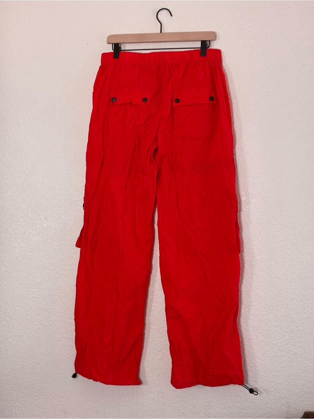 Garage | NWT red high waist nylon cargo pants size small - Picture 8 of 13
